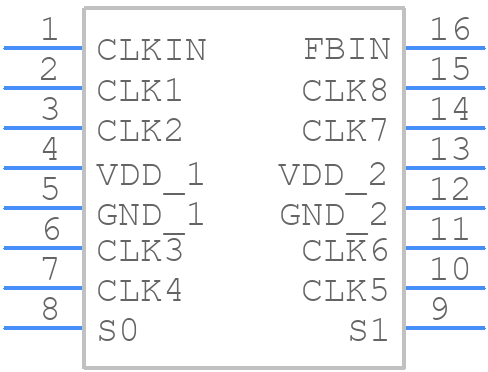 671M-01LFT - Renesas Electronics - PCB symbol