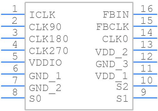 672M-01LFT - Renesas Electronics - PCB symbol