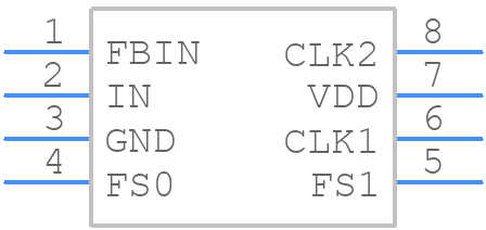 9170B-02CS08LFT - Renesas Electronics - PCB symbol