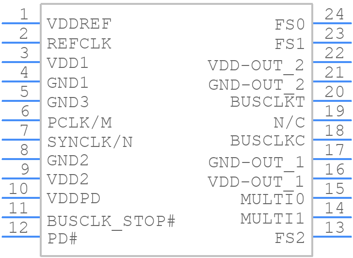 9212AF-13LFT - Renesas Electronics - PCB symbol