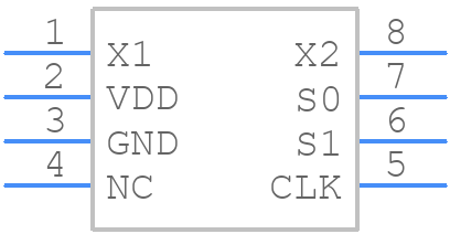 MK1413SLFTR - Renesas Electronics - PCB symbol