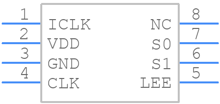MK1704ALFTR - Renesas Electronics - PCB symbol