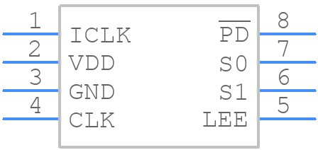 MK1705ALFTR - Renesas Electronics - PCB symbol