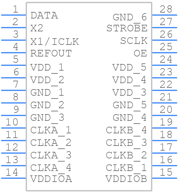 MK1716-01RLFTR - Renesas Electronics - PCB symbol