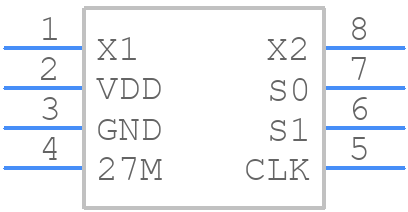 MK2704SLFTR - Renesas Electronics - PCB symbol