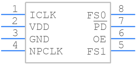MK2712SLF - Renesas Electronics - PCB symbol