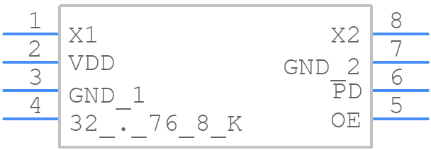 MK3200SLFTR - Renesas Electronics - PCB symbol