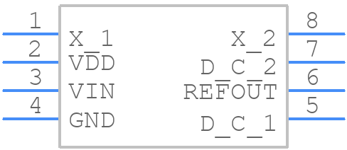 MK3721DLFTR - Renesas Electronics - PCB symbol