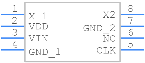 MK3727DLF - Renesas Electronics - PCB symbol