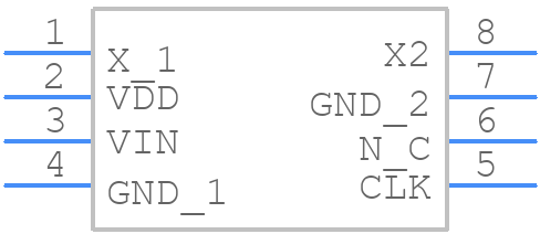 MK3727DLFTR - Renesas Electronics - PCB symbol