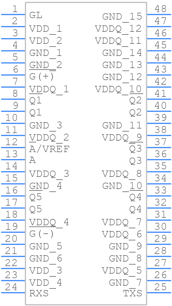 5T915PAGI - Renesas Electronics - PCB symbol