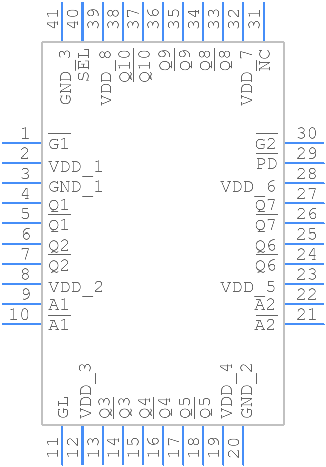 5T9310NLGI8 - Renesas Electronics - PCB symbol