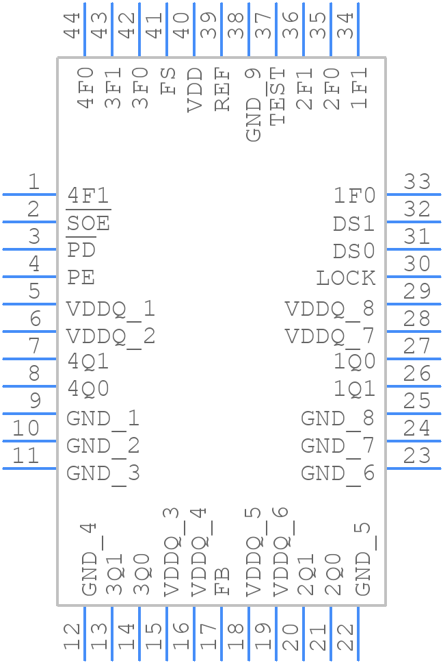5V995PFGI - Renesas Electronics - PCB symbol