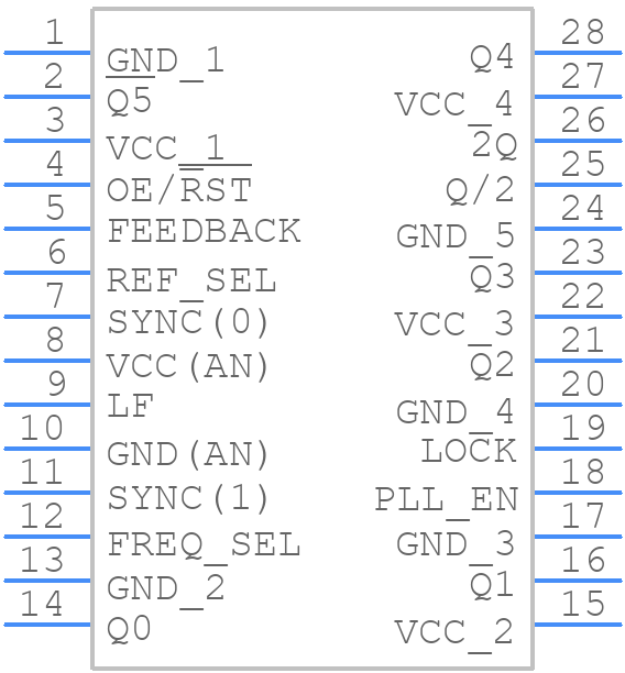 74FCT388915TCPYG8 - Renesas Electronics - PCB symbol