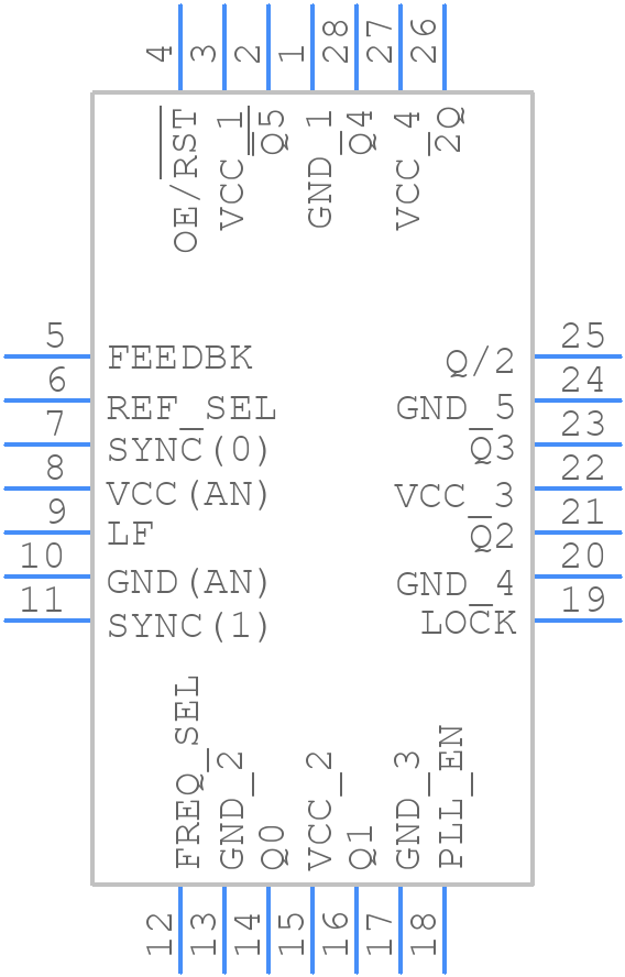74FCT388915TEJG - Renesas Electronics - PCB symbol
