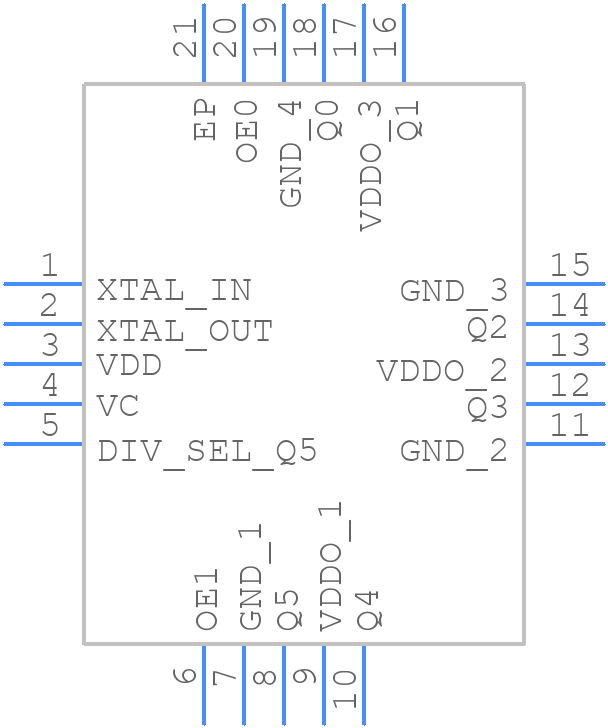 81006AKLF - Renesas Electronics - PCB symbol