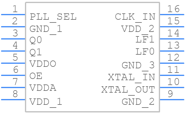 810252AGILF - Renesas Electronics - PCB symbol