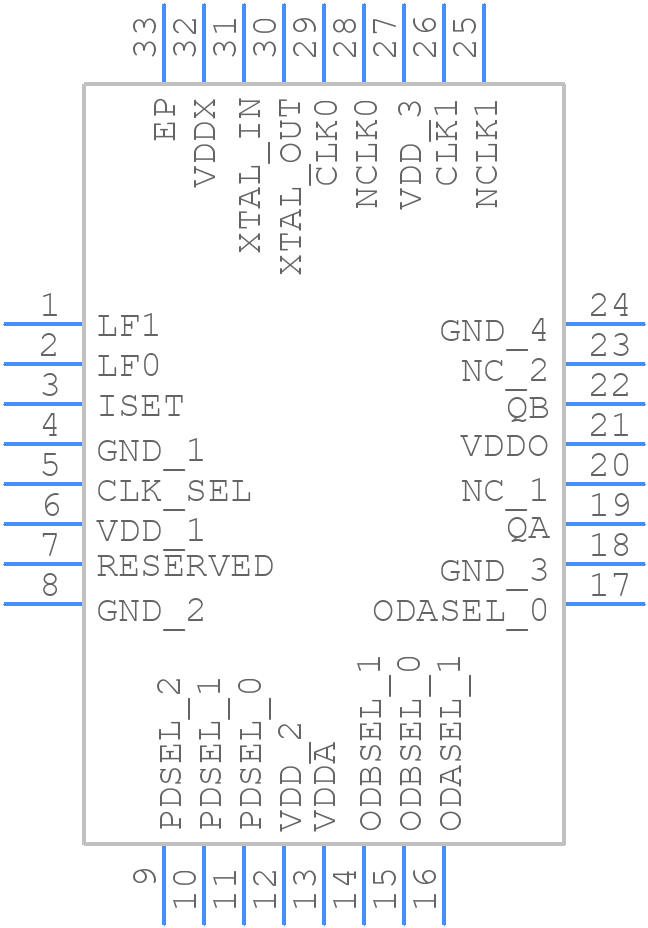 810252DKI-02LFT - Renesas Electronics - PCB symbol