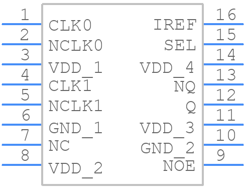 831721AGILF - Renesas Electronics - PCB symbol