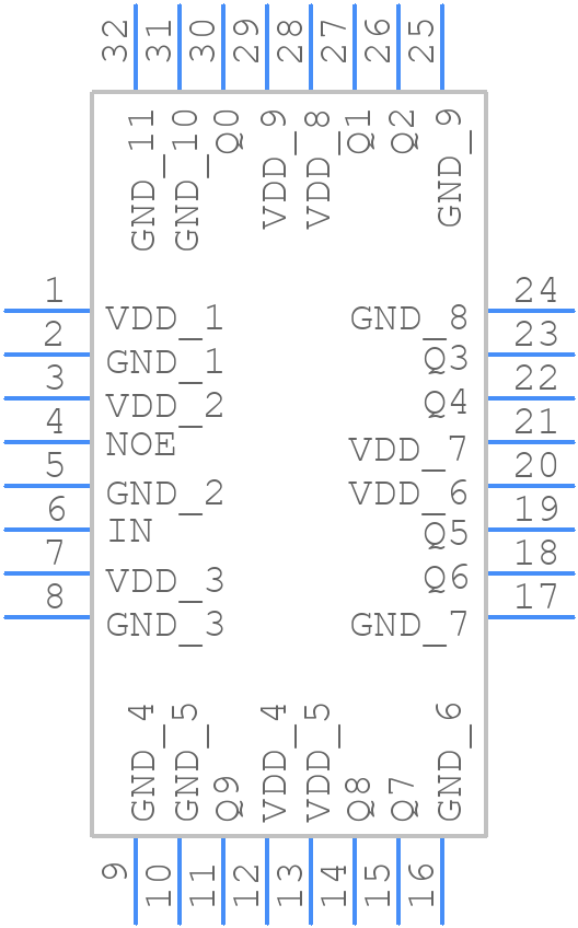 83210AYLF - Renesas Electronics - PCB symbol