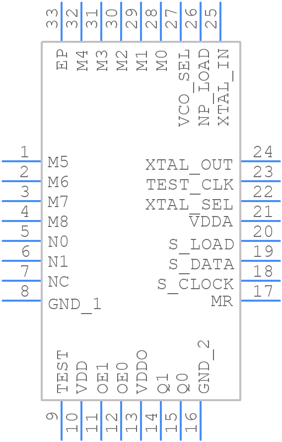 8402AKLF - Renesas Electronics - PCB symbol