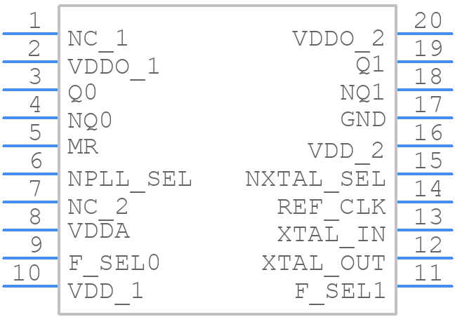 8421002AGI-01LF - Renesas Electronics - PCB symbol
