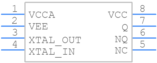 843011CGLF - Renesas Electronics - PCB symbol