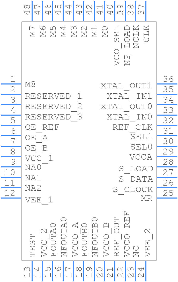 843034EY-06LFT - Renesas Electronics - PCB symbol