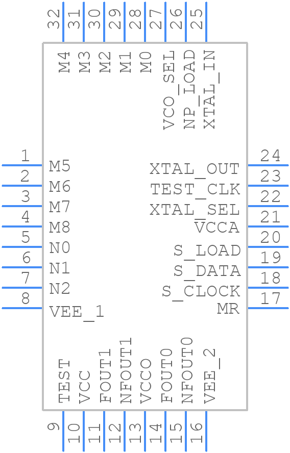 8430BY-71LF - Renesas Electronics - PCB symbol