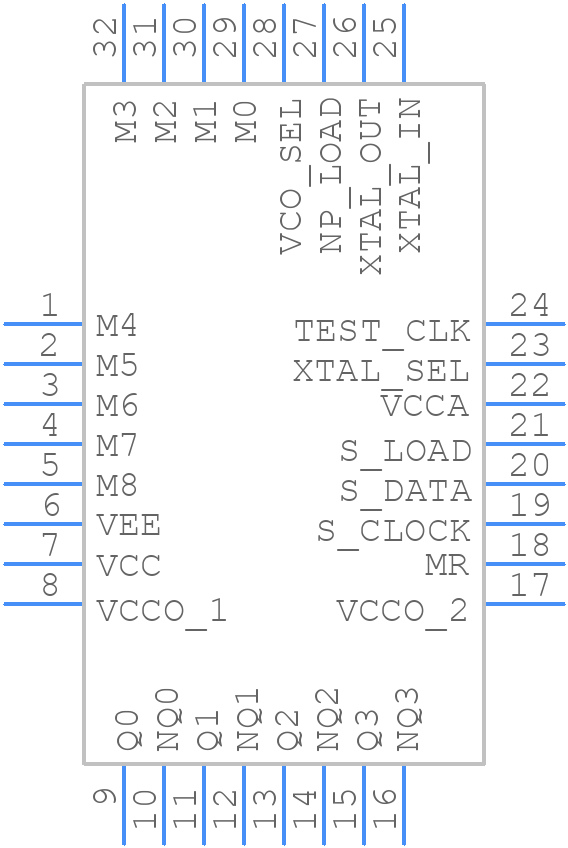 84314AY-02LF - Renesas Electronics - PCB symbol