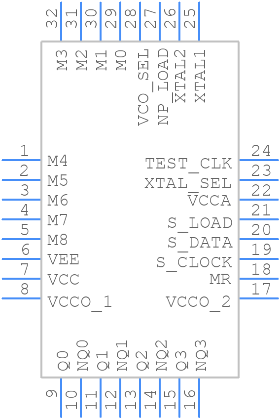 84314AYLF - Renesas Electronics - PCB symbol