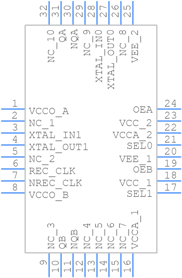 843202AYILFT - Renesas Electronics - PCB symbol