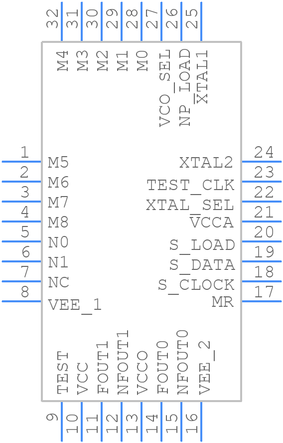 84320AY-01LN - Renesas Electronics - PCB symbol