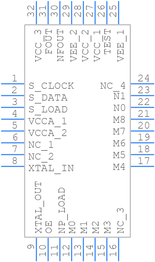 84329BYLF - Renesas Electronics - PCB symbol