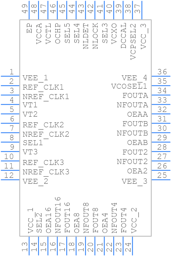 843S06BYLF - Renesas Electronics - PCB symbol