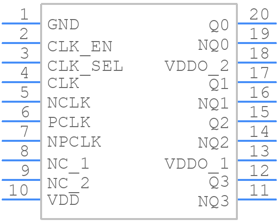 8523CGLF - Renesas Electronics - PCB symbol