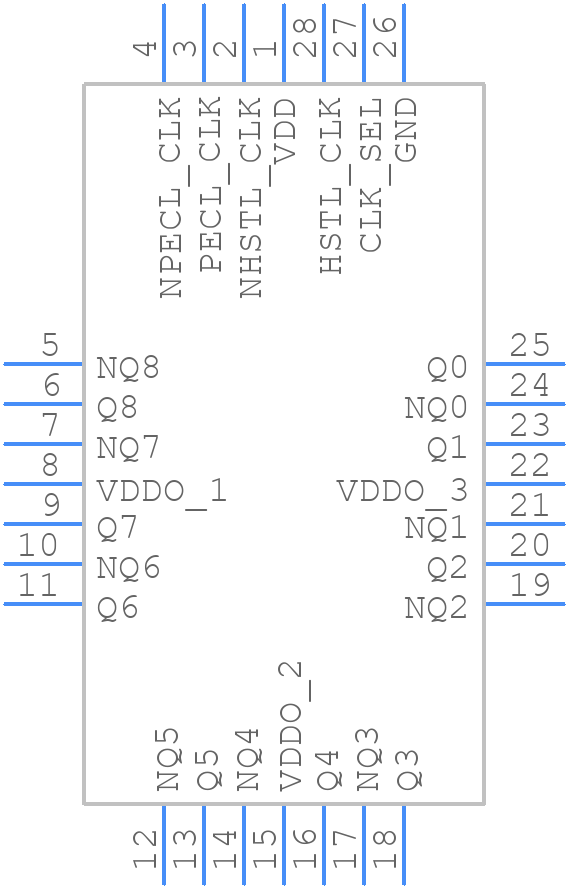 852911AVILF - Renesas Electronics - PCB symbol