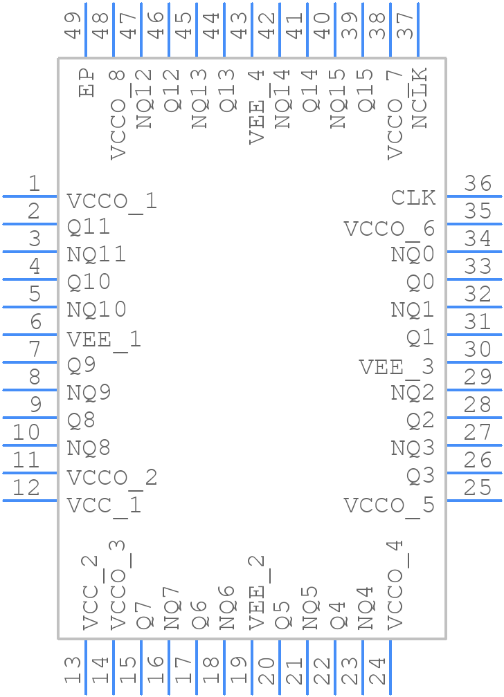 8530DYI-01LF - Renesas Electronics - PCB symbol