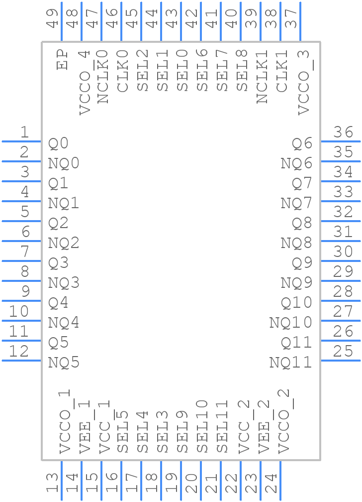 85352AYILFT - Renesas Electronics - PCB symbol