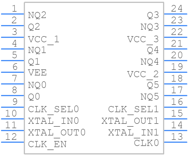 8536AG-02LF - Renesas Electronics - PCB symbol