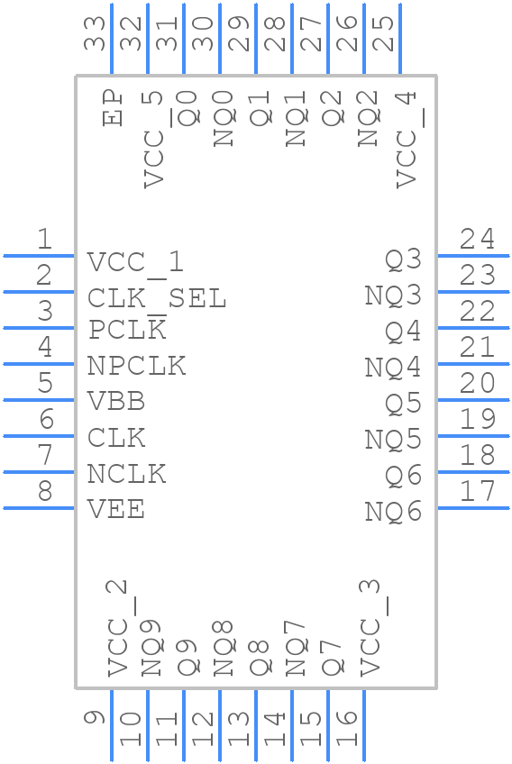 853S6111AYILFT - Renesas Electronics - PCB symbol