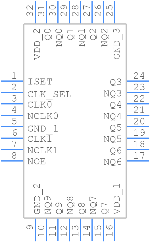 854110AYILFT - Renesas Electronics - PCB symbol
