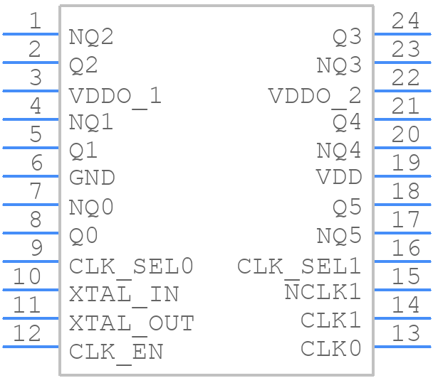 8546AG-01LF - Renesas Electronics - PCB symbol