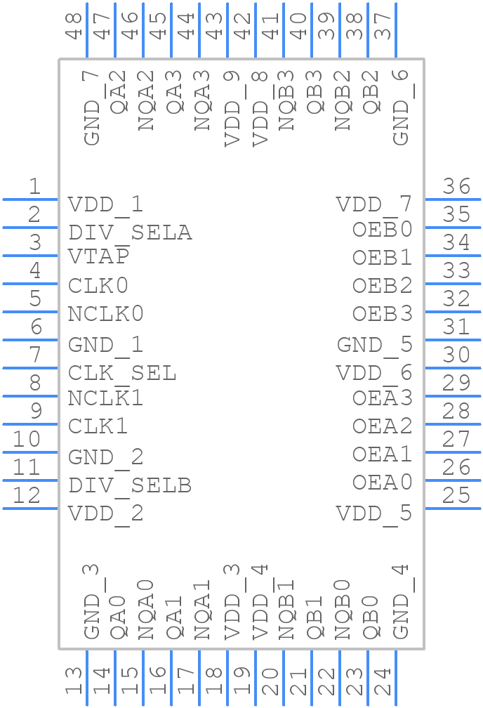 854S1208AYILFT - Renesas Electronics - PCB symbol