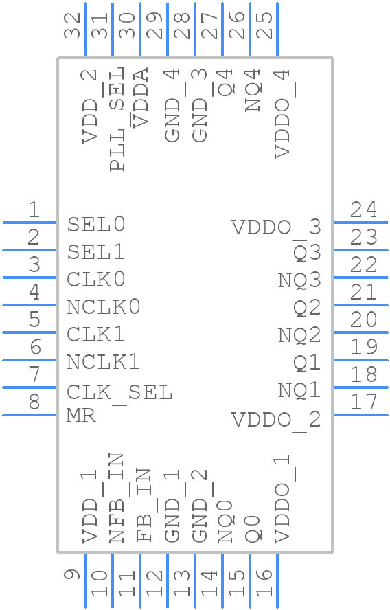 8624BYLF - Renesas Electronics - PCB symbol