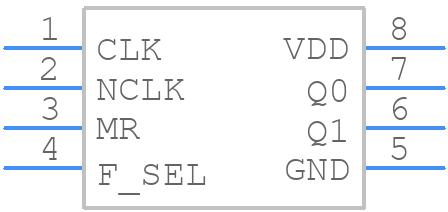 87021AMILF - Renesas Electronics - PCB symbol