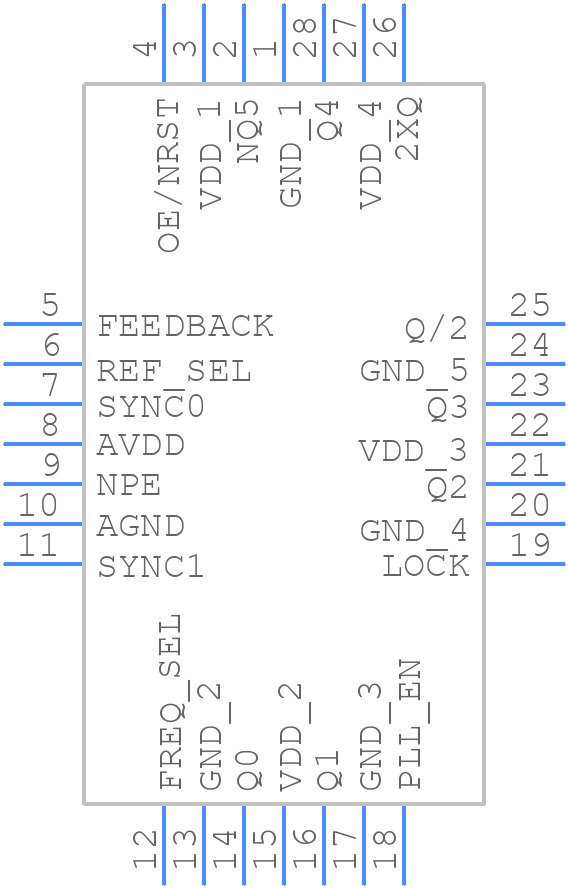 870919BVILF - Renesas Electronics - PCB symbol