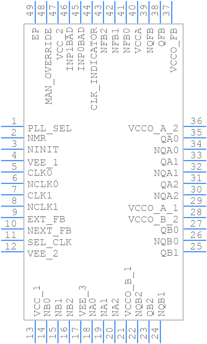 873995AYLF - Renesas Electronics - PCB symbol