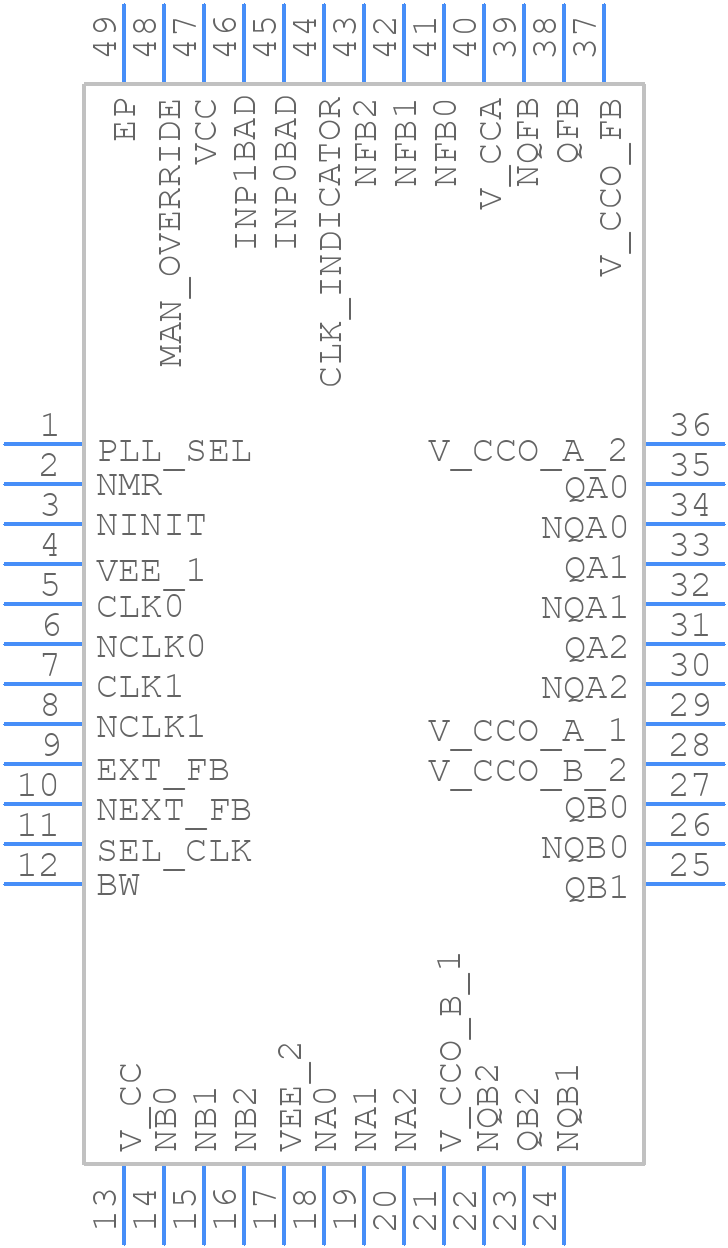 873996AYLF - Renesas Electronics - PCB symbol