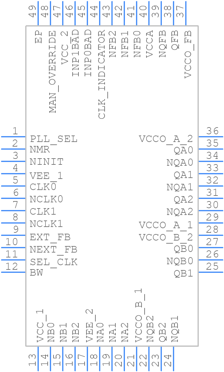873996AYLFT - Renesas Electronics - PCB symbol